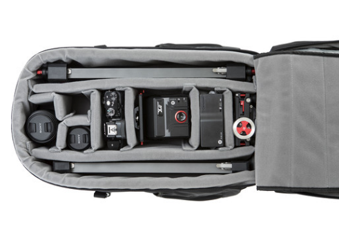 ifootage shark slider mini premium with hard shell backpack iFootage Shark Slider Mini Complete with Soft Backpack & L plate – HARDBLACK
